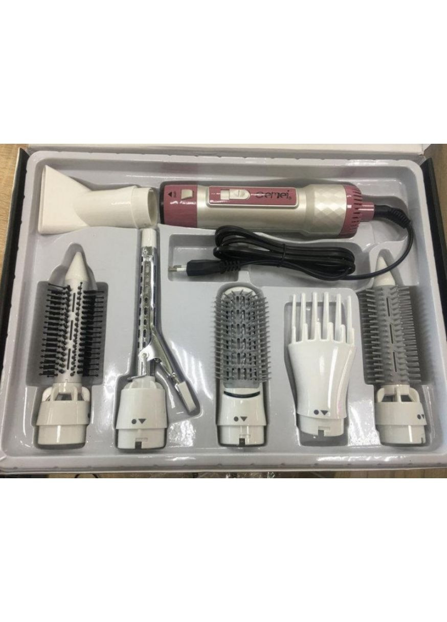 Щётка-фен для волос с ионизацией 1200 Вт розовый (2104618631) Gemei GM-4836 (351363071)