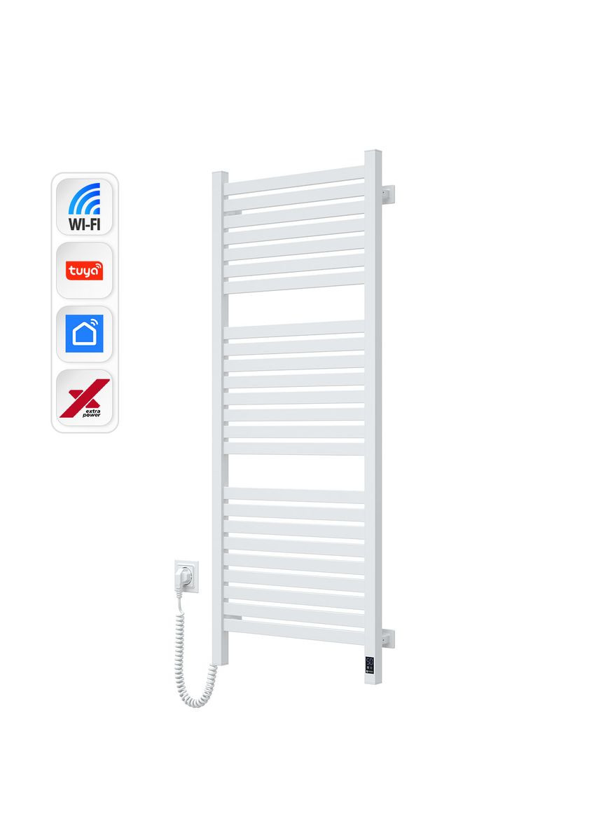 Електрична рушникосушка Авангард X 480х1200 Sensor з WI-FI лівобічна, біла 12-172155-4812 Navin (367610527)