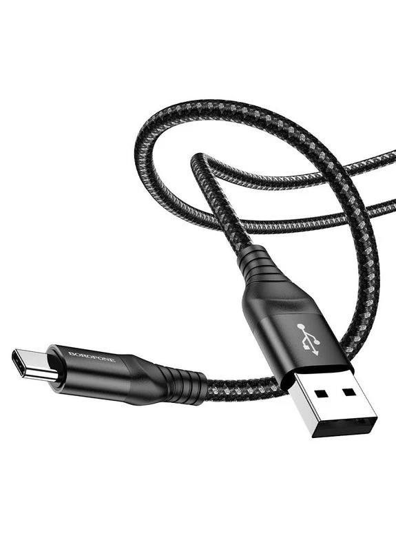 Кабель для зарядки Type-C Android BX56 |1м, 3A| Borofone (337350525)