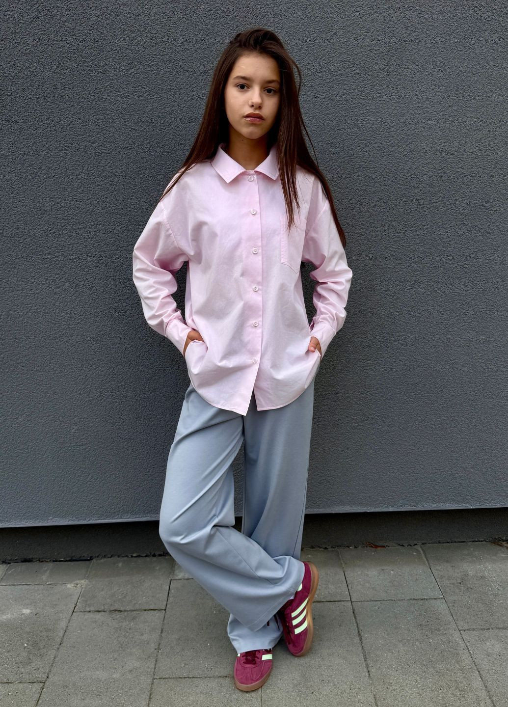 Серые демисезонные брюки Top Hat Kids