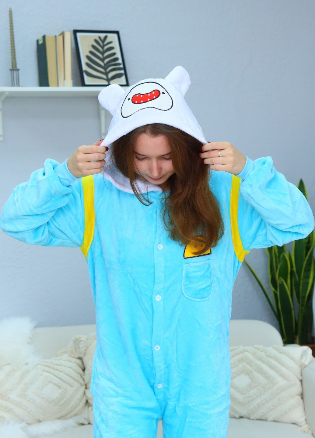 Кигуруми женское Финн с капюшоном и карманами (1113) My Kigu (359380464)