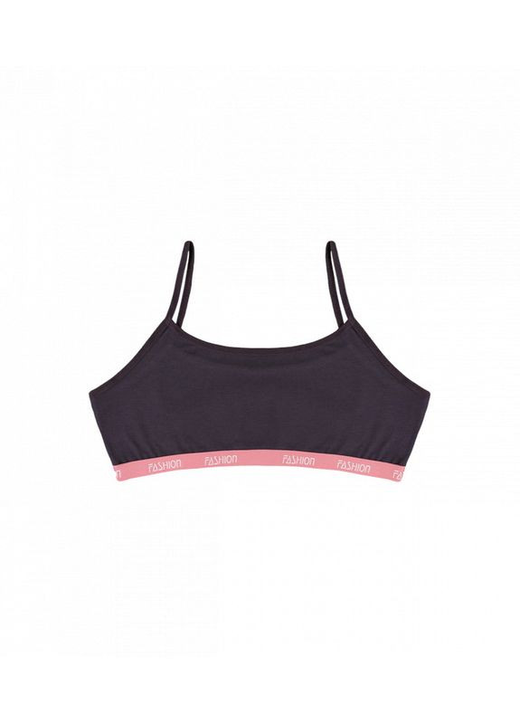 Тёмно-серый для девочки на тонких бретельках Donella хлопок