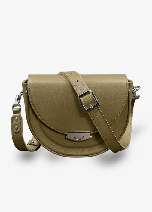 Сумка жіноча шкіряна через плече Kira оливкова The Wings (302007404)