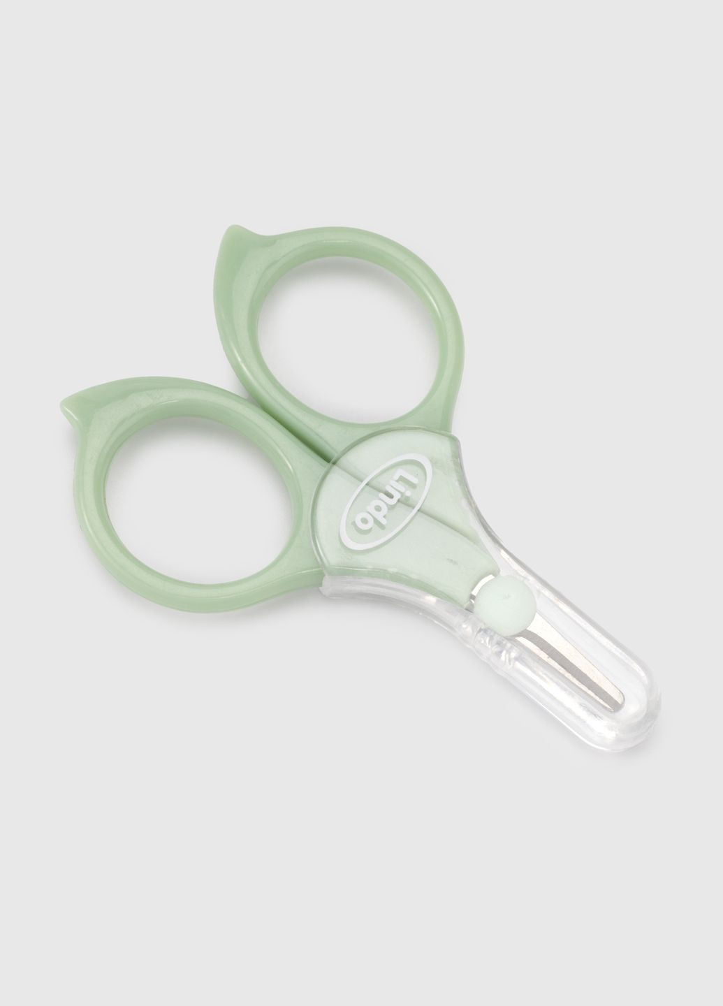 Ножницы детские с короткими лезвиями и колпачком ZP 002 Lindo (285764413)
