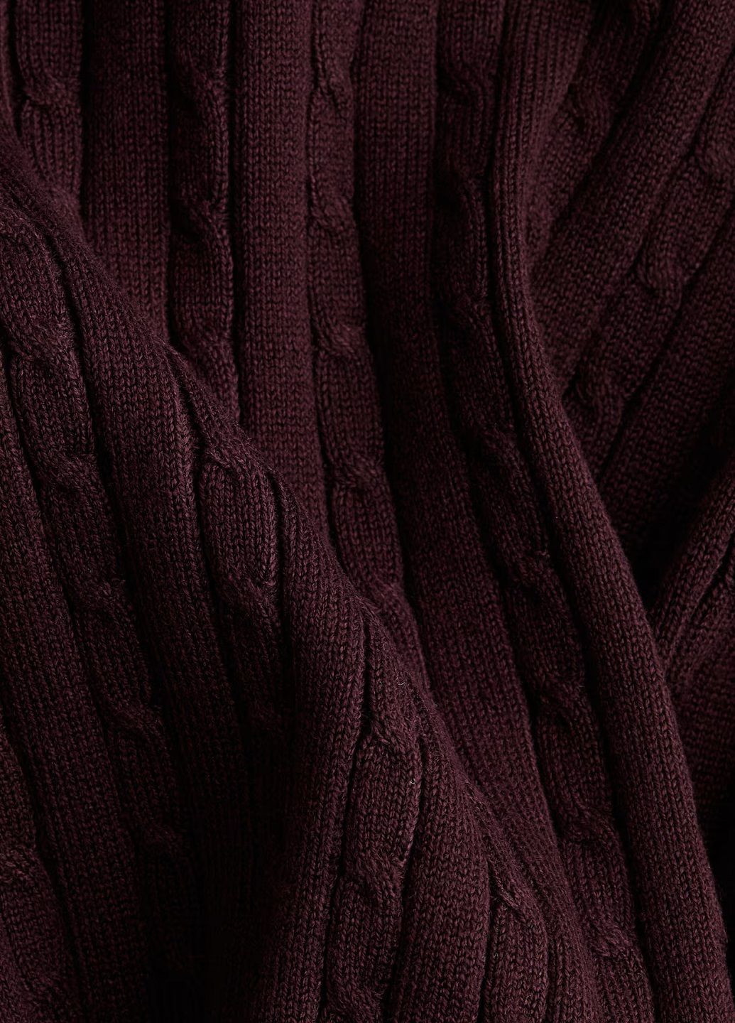 Темно-червоний демісезонний светр H&M