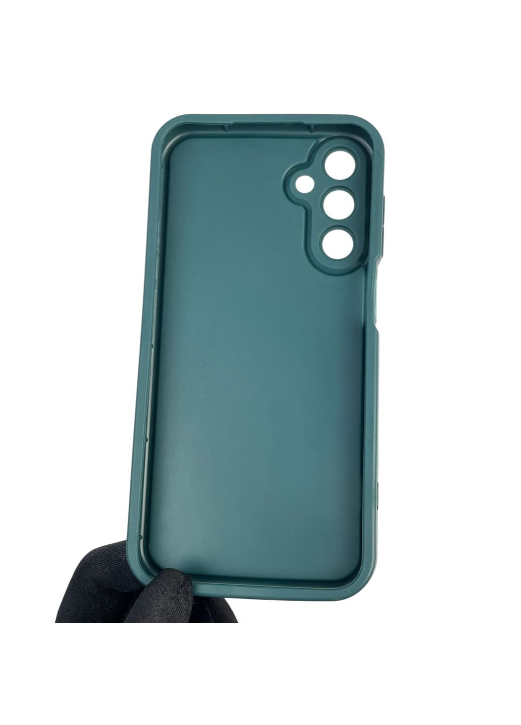 Чохол силіконовий Soft Touch з 3D принтом Майнкрафт для Galaxy A15 (SM-A155M) темно-зелений (Повний захист камери) Samsung (373424601)