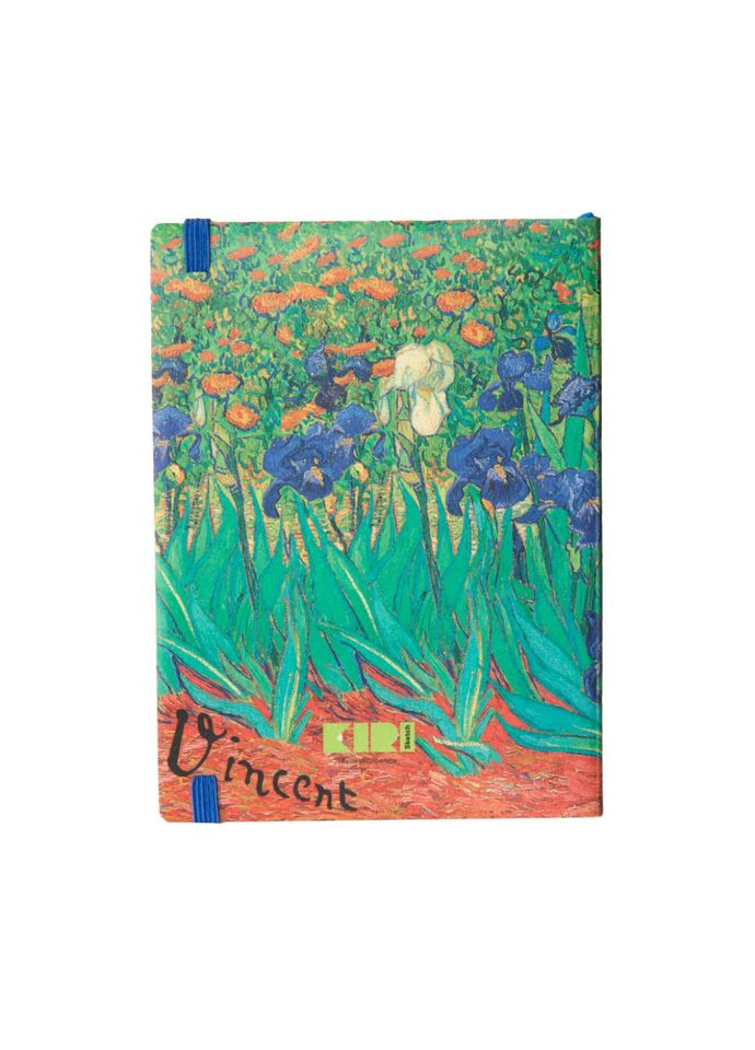 Планер-записник Ван Гог "Іриси" 22401-KR м'яка обкладинка, 192 сторінки Kiri sketch (301086412)