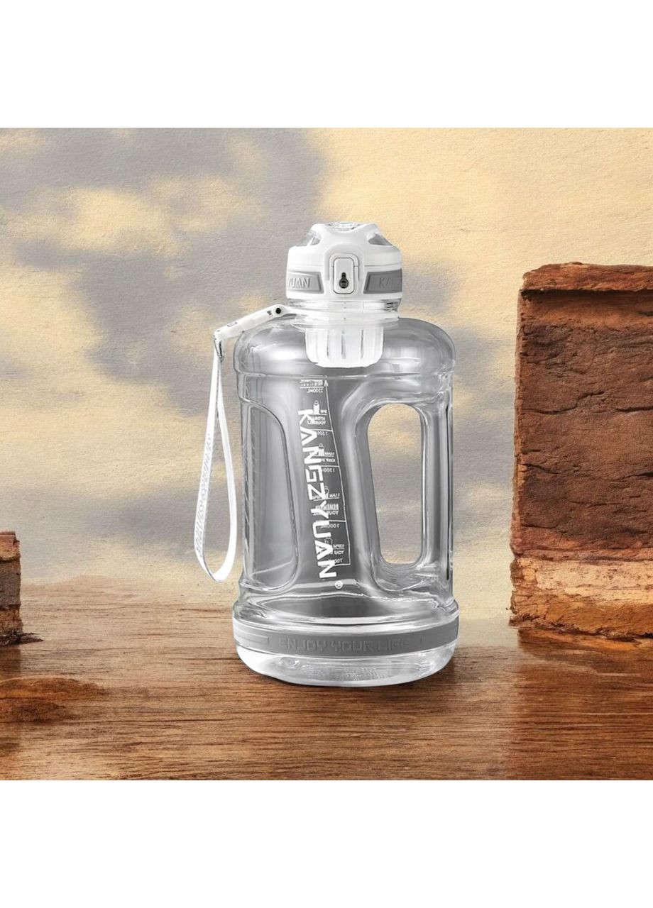 Екологічна біла тританова пляшка KANGZYUAN 1500 мл для води No Brand (314709902)