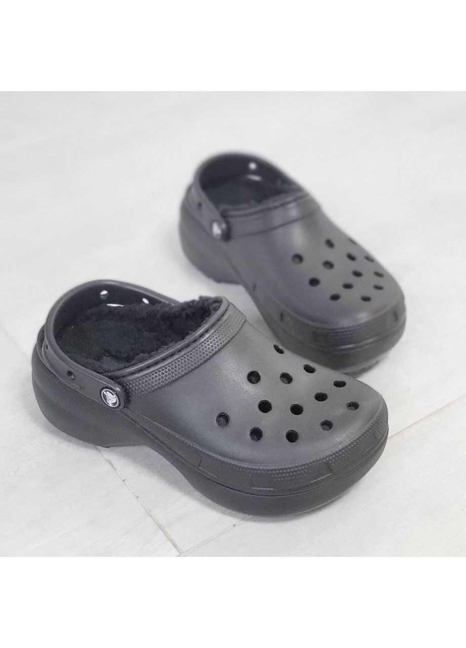 Утеплені клоги Classic platform lined clog Crocs (366891118)