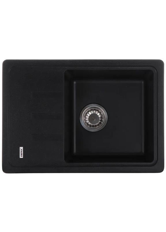 Мийка кухонна ZS-6243S-03 Чорна (ZX4572) Zerix (315441664)
