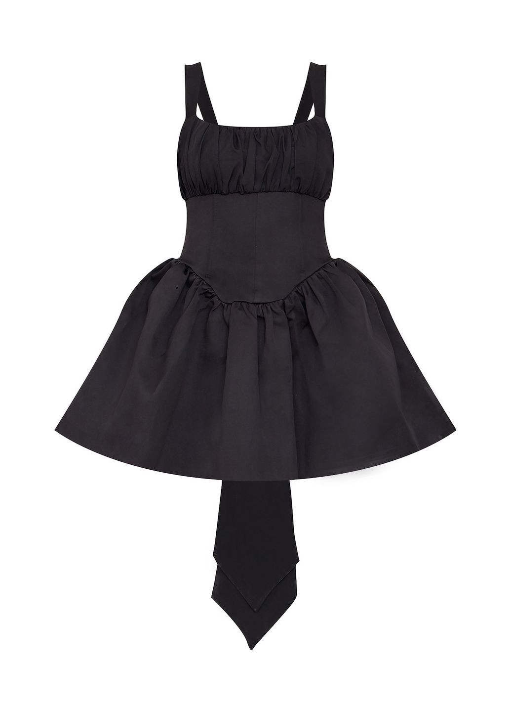 Черное платье PrettyLittleThing