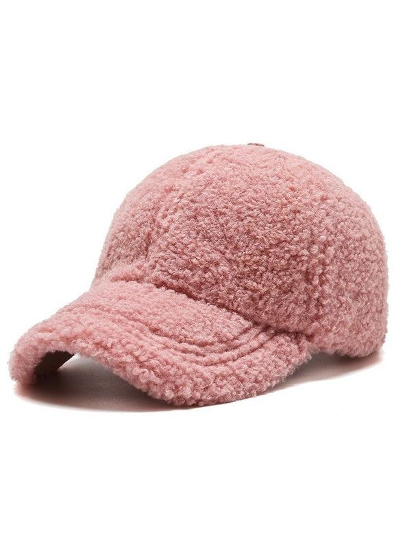 Кепка бейсболка однотонна Teddy 022 - рожева No Brand Кепка тедді (363319797)