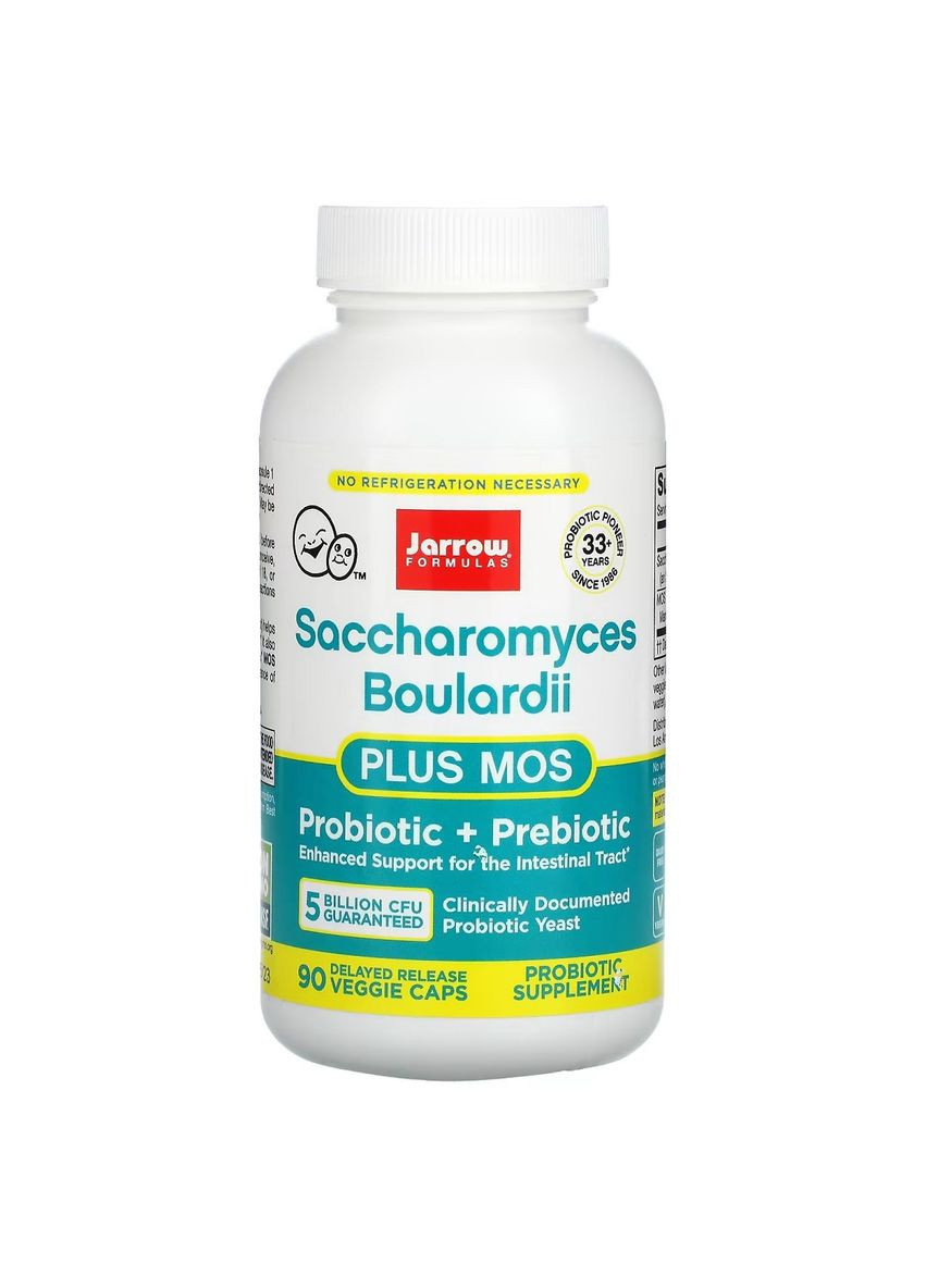 Комплекс Пробиотиков Сахаромицеты Буларди, Saccharomyces Boulardii,, 90 капсул Jarrow Formulas (352499897)