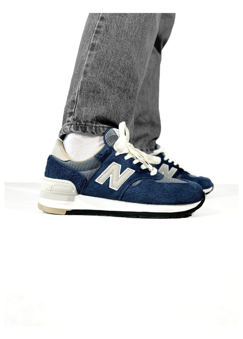 Синій кросівки new balance No Brand 990 V1 x Carhartt Blue