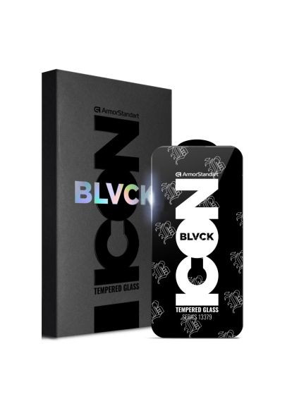 Стекло защитное (ARM69296) ArmorStandart Supreme Black Icon 2.5D Apple iPhone 14 Pro Max (366479096)