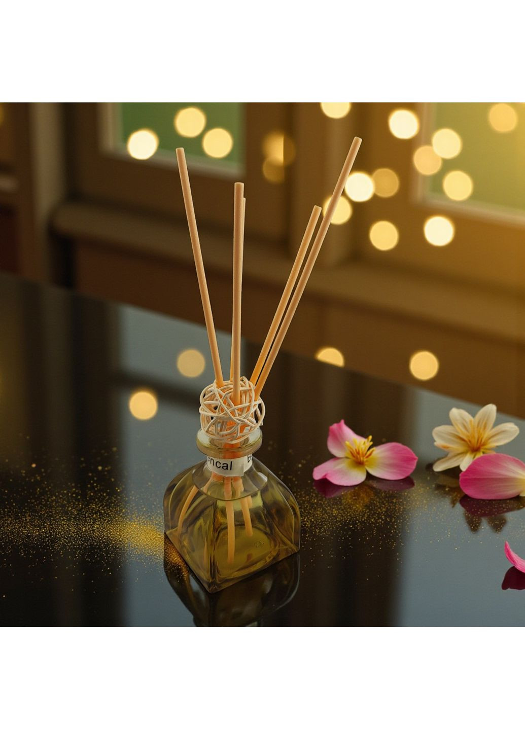 Аромадиффузор Османтус парфюм для дома с эфирным маслом тростниковыми палочками натуральный аромат Белый 160_2_0_1C No Brand (369489537)