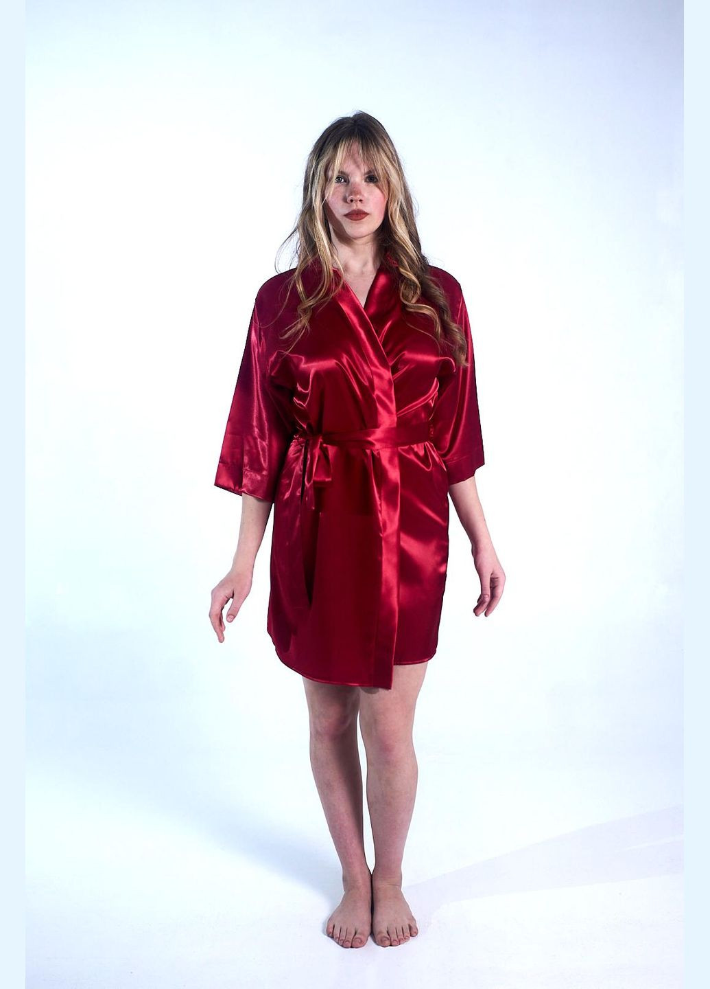 Халат жіночий р. 84-88 XS/S Бордо Angelo Dolce AL-1 (332808993)