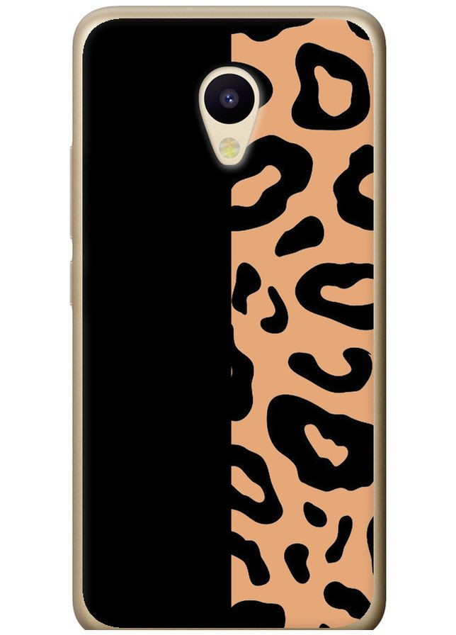 Силиконовый чехол 'Пятна леопарда' для Endorphone Meizu M5 (302006992)