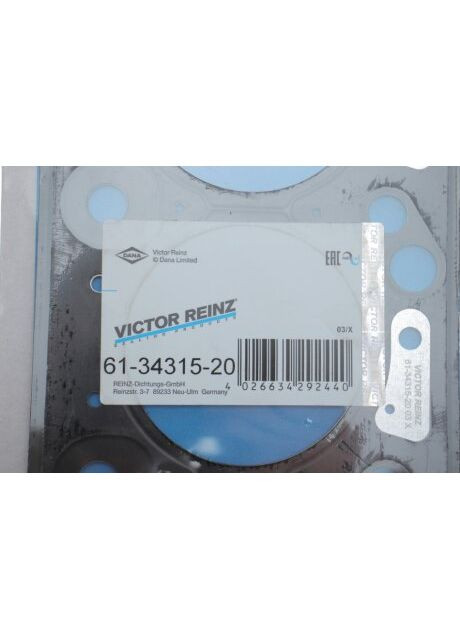Прокладка головки блока металева Г/Б FORD 1.8DI/1.8TDCI 00- 4! 1.30MM 61-34315-20 Victor Reinz (366172303)
