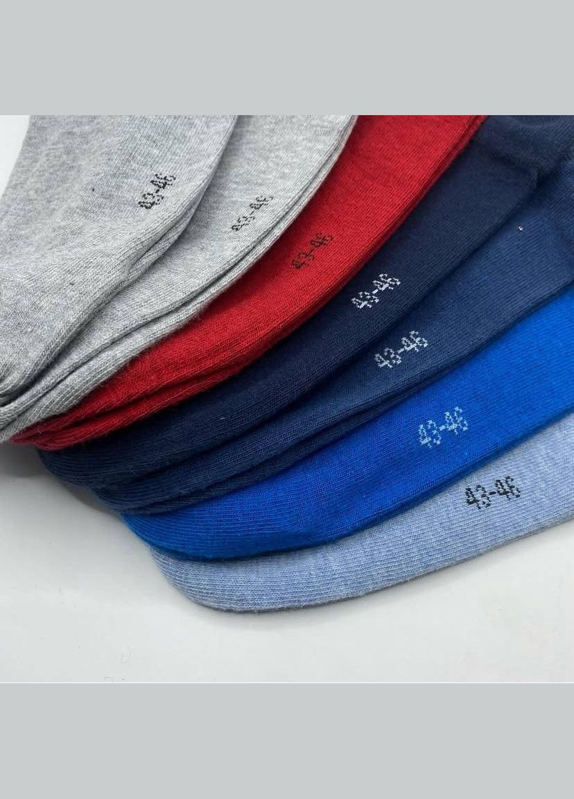 Серо-синие набор мужских носков 7 пар Livergy однотонные (341530445)