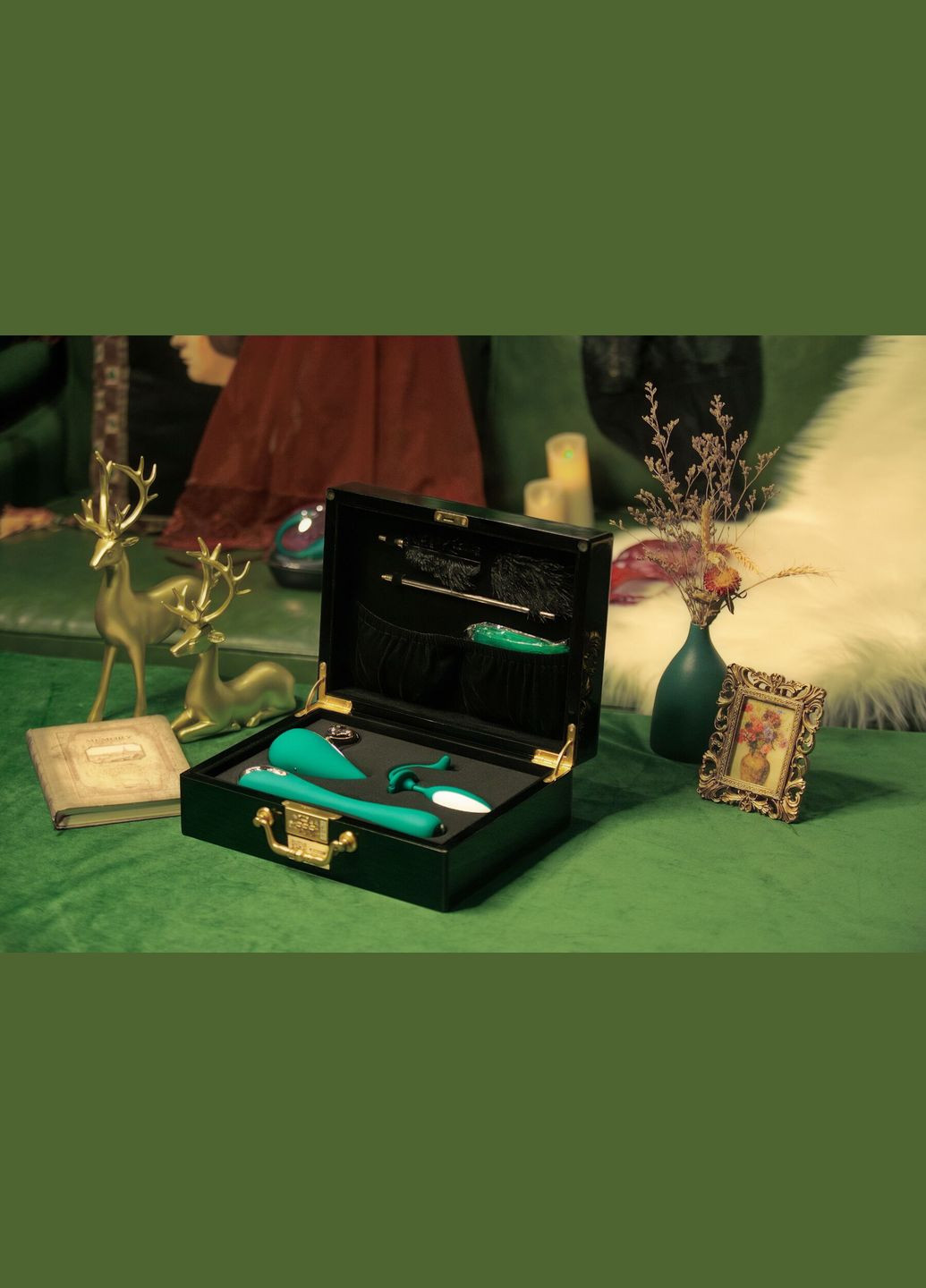 Набір Pandora Box: вакуумний вібратор, вібратор з камерою, віброяйце, лоскітка, стрічка Knight Jenay (329900497)