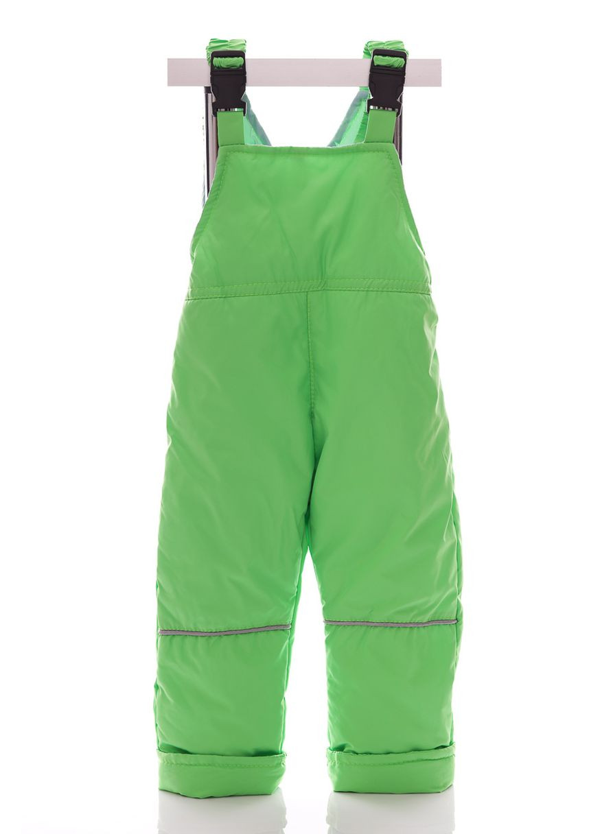 Зелений демісезонний комбінезон на флісі для дівчинки в кольорову кулю нуль м зелений 86 см (30171) BABYKROHA