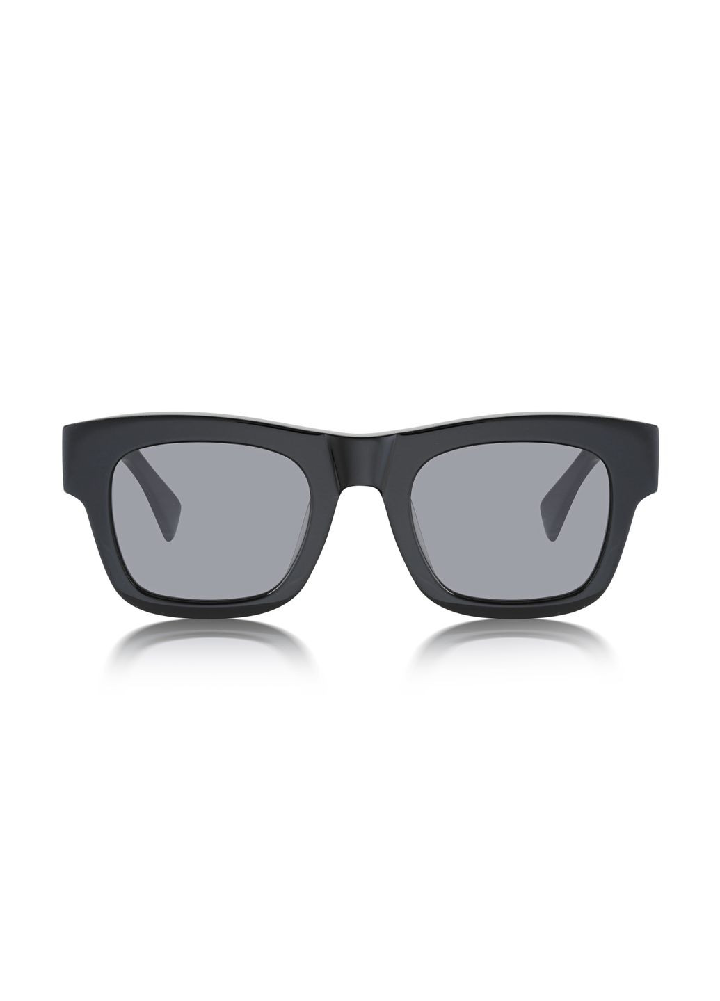 Крафтовые солнцезащитные очки из итальянского ацетата Oscar&Frank Le Boss Gloss Black OSCARXFRANK (366294008)