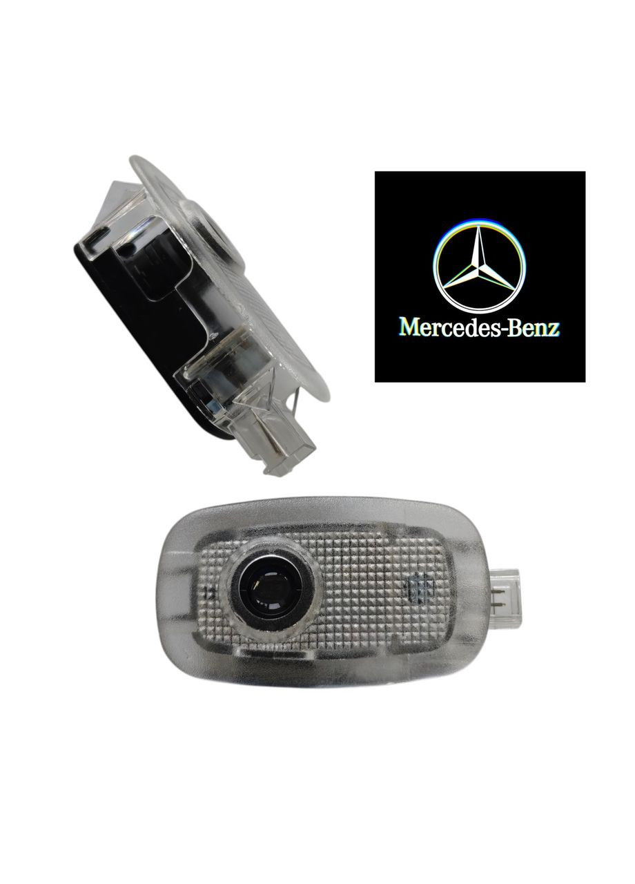 Світлодіодне VIP штатне підсвічування на дверях автомобіля з логотипом Mercedes S, CL, V class No Brand (368822076)
