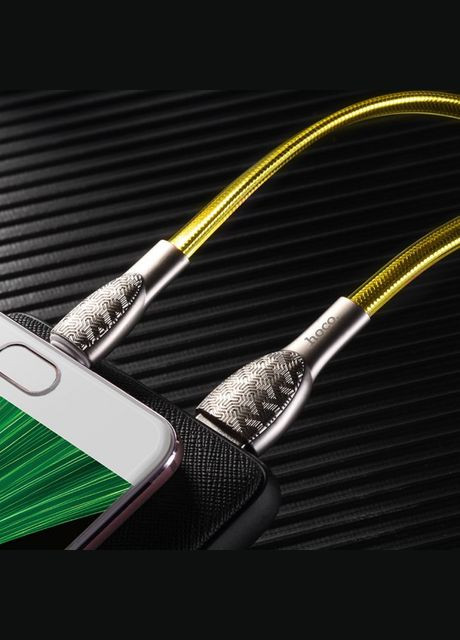 Кабель для зарядки телефона Android microUSB U52 120см |2.4A| Hoco (337351643)