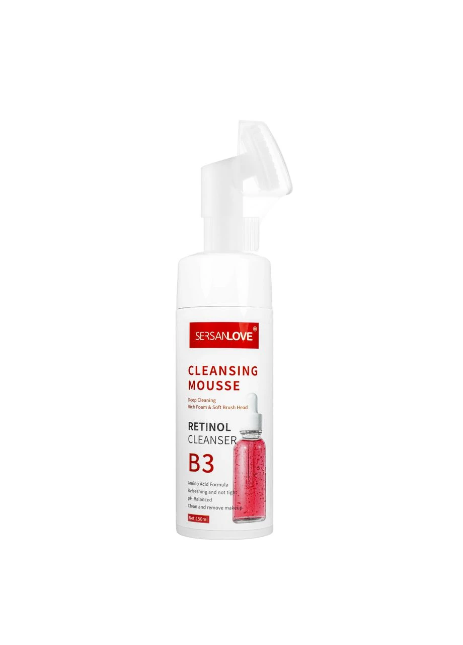 Пенка-мус для умывания Retinol Vitamin B3 Cleanser Mousse с витаминами 150 мл Sersanlove (367989611)
