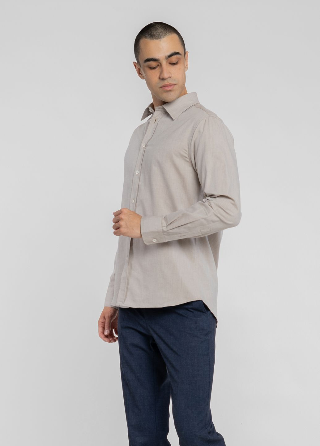 Сорочка чоловіча бежева Arber RALPH.2 (329201713)