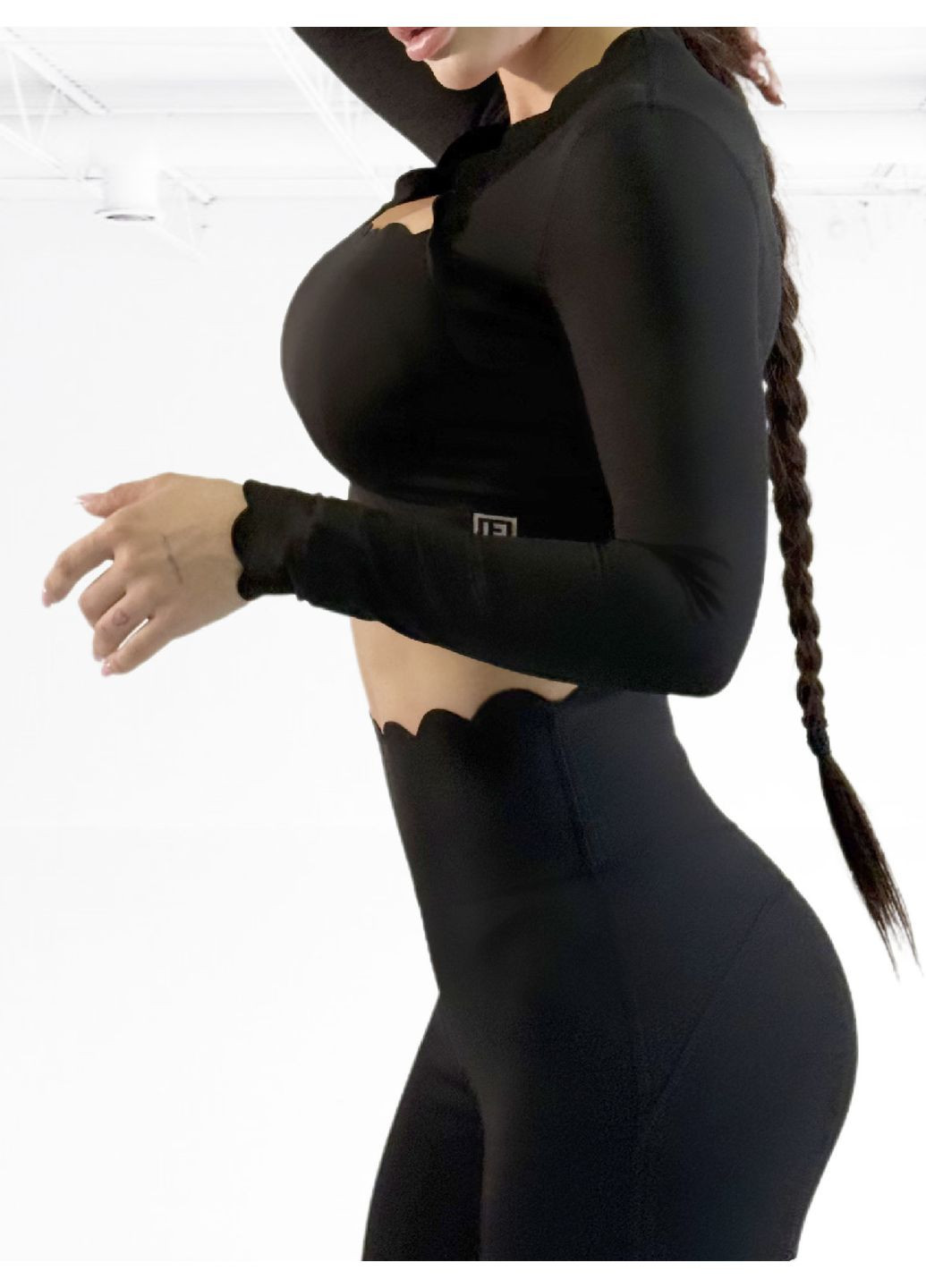 Костюм для фитнеса женский лосины пуш ап и топ LILAFIT (353834677)