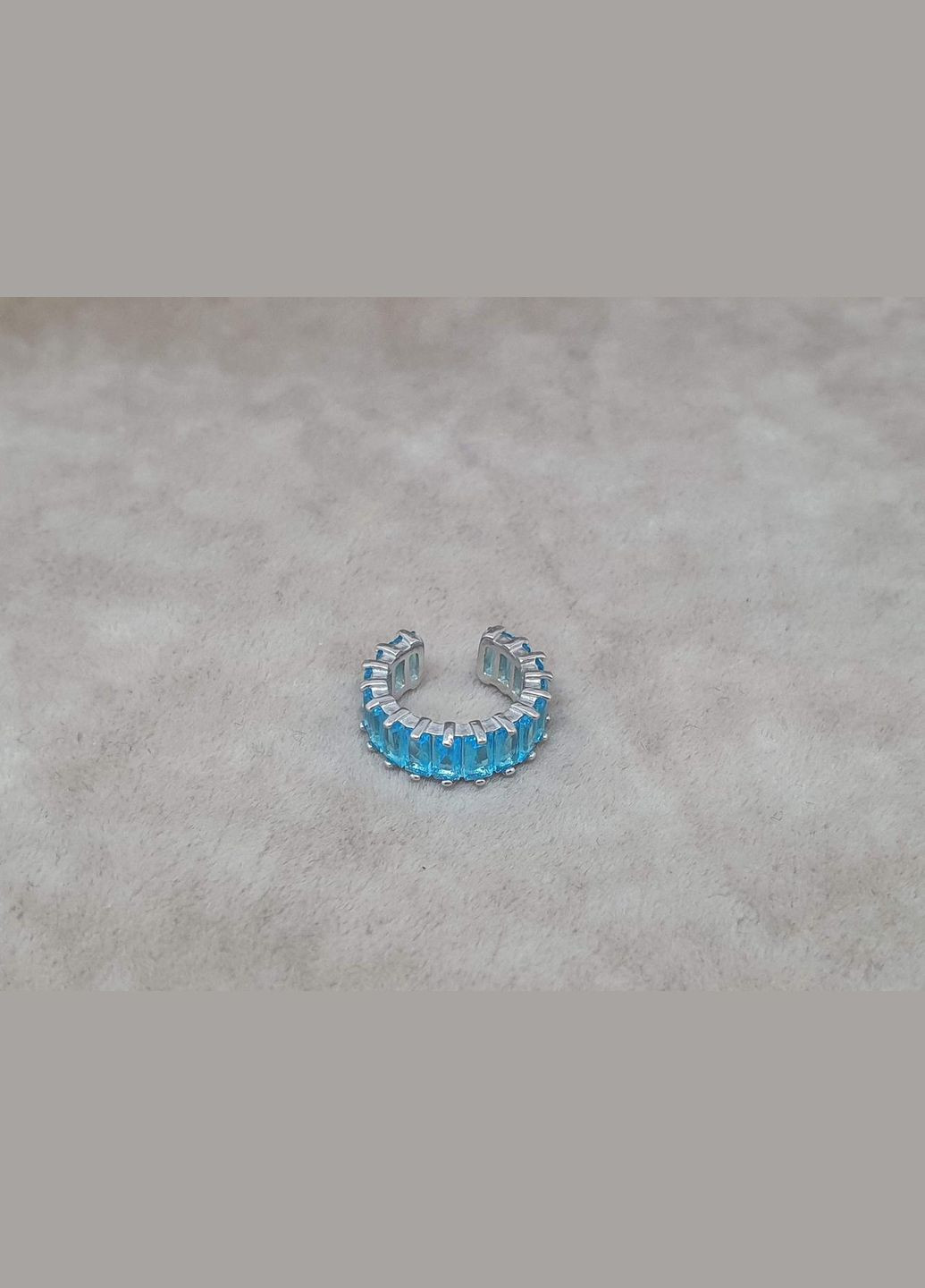 Срібна сережка-Кафф на хелікс. 70124U ГОЛ UMAX (315140932)