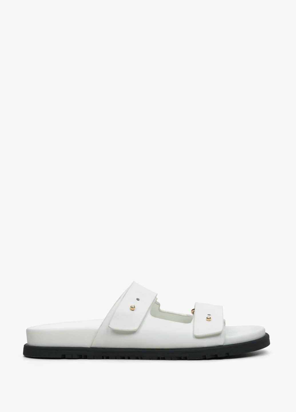 Белые шлепанцы, цвет белый Estro