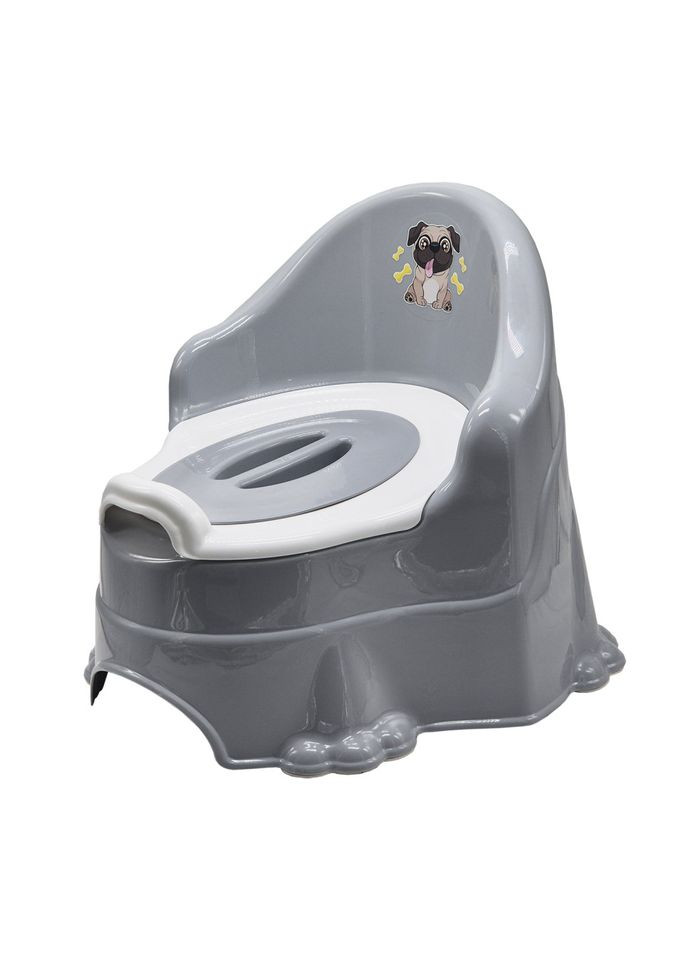 Горщик дитячий з кришкою 5163TXK(Grey) пластик, ТехноК (366237728)