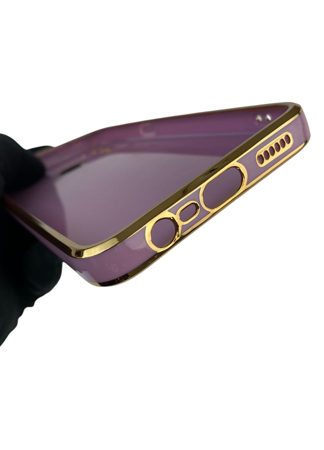 Чехол для 6i с кольцом MagSafe с золотой окантовкой на реалми 6и черничный gs1 Realme (366235871)