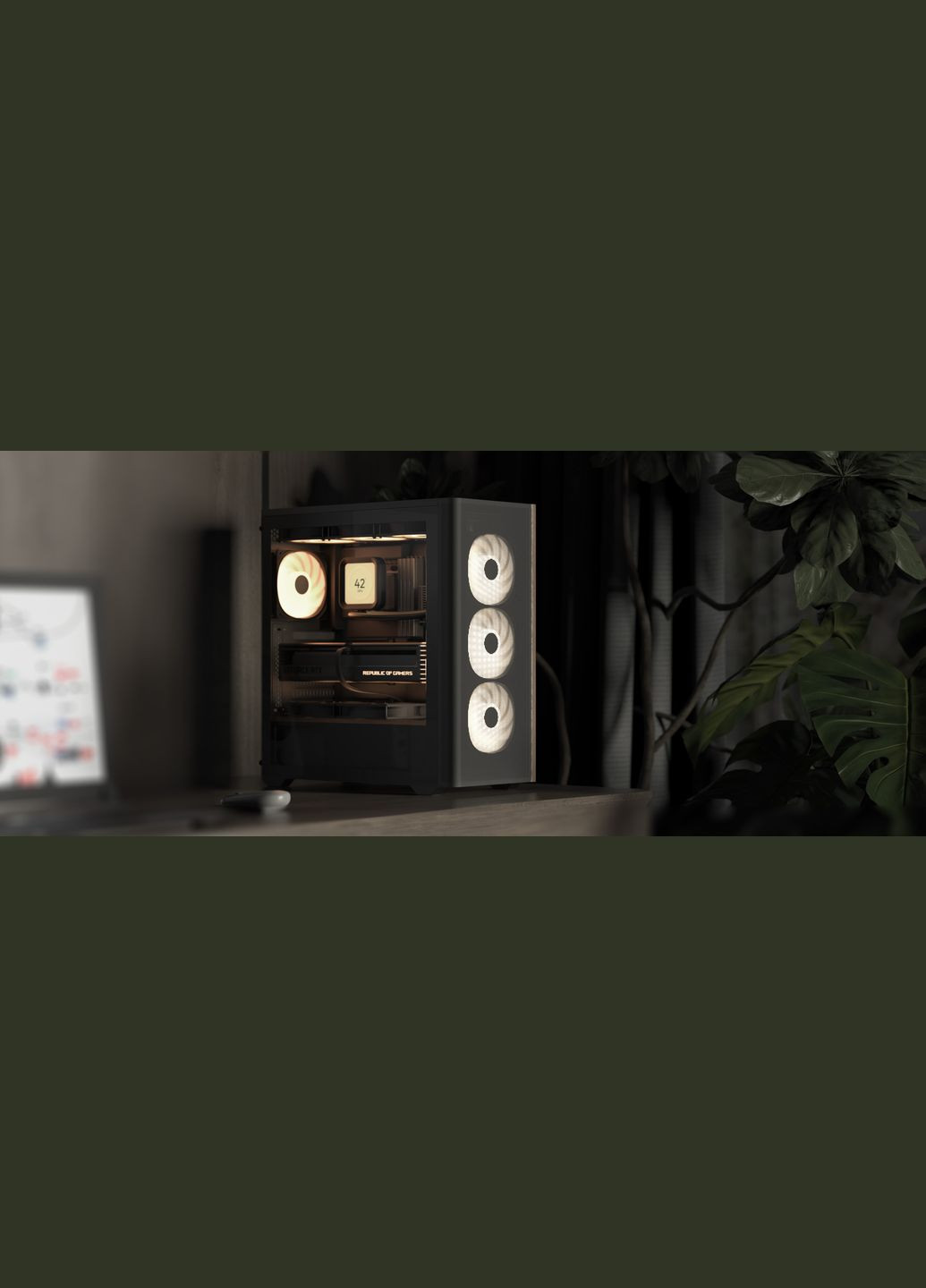 Корпус D501A-G-BK-v2 (ACCM-DS01043.11) Black без БЖ Aerocool (342330929)