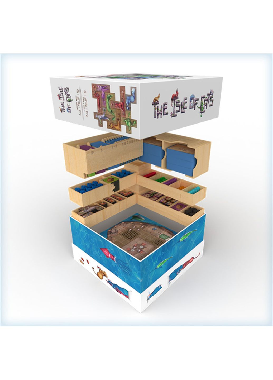 Настільна гра Острів котів. Органайзер Big '2-minute' Box - 1 ТК (2 шт) Geekach (371877867)