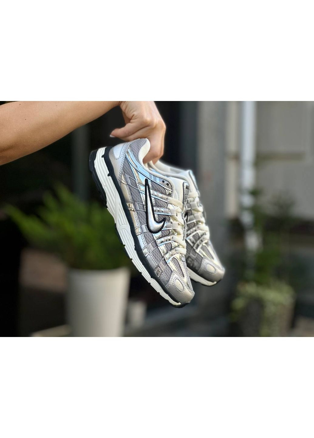КРОСІВКИ ЖІНОЧІ NIKE P-6000 METALLIC НАЙК П-6000 No Brand комбіновані демісезони (367175214)