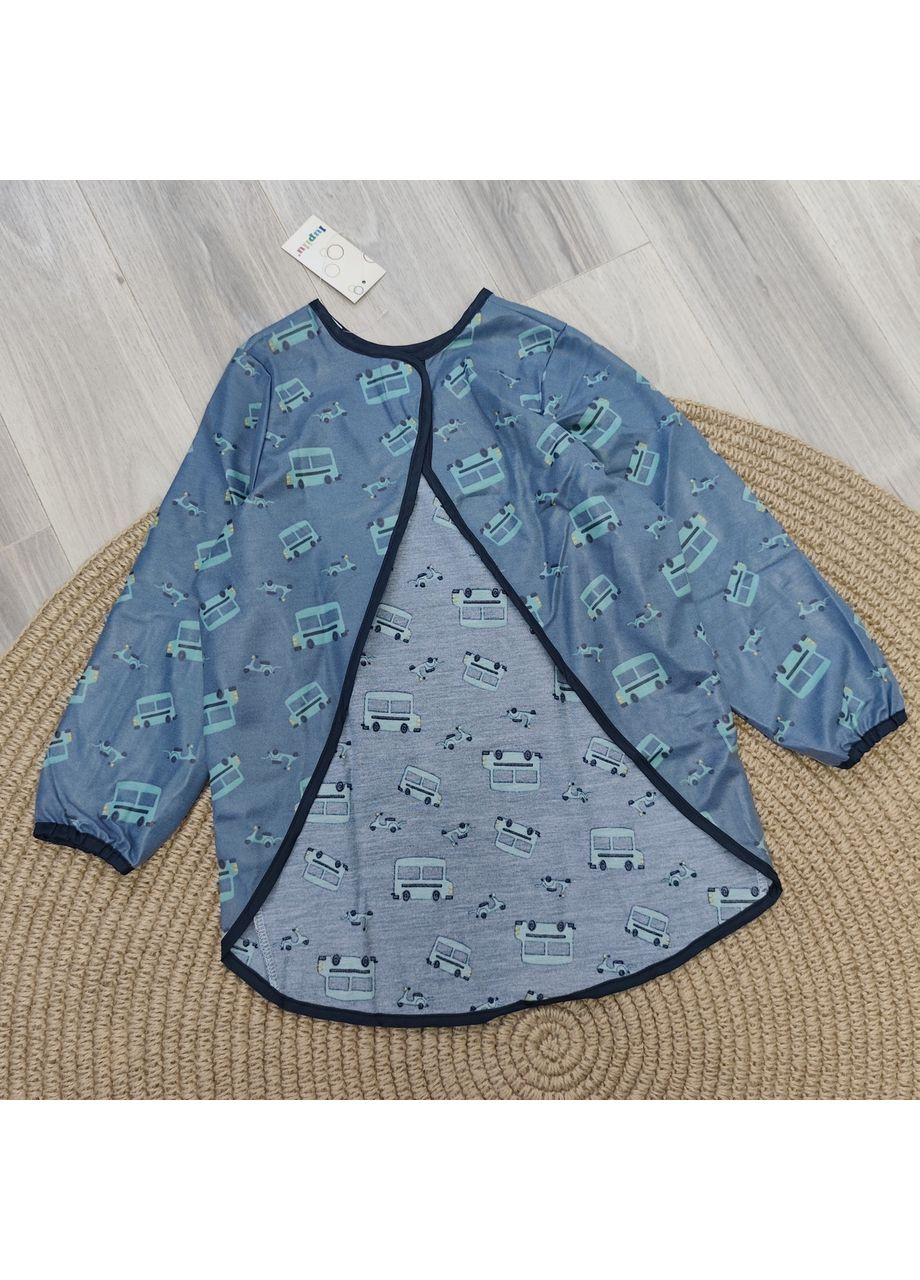 Фартух для творчості з довгими рукавами для хлопчика синій Lupilu (369502117)