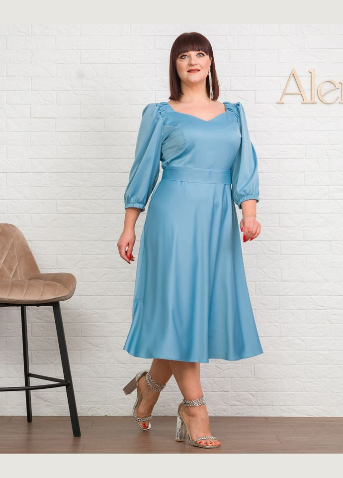 Блакитна плаття 14501-3 Alenka Plus