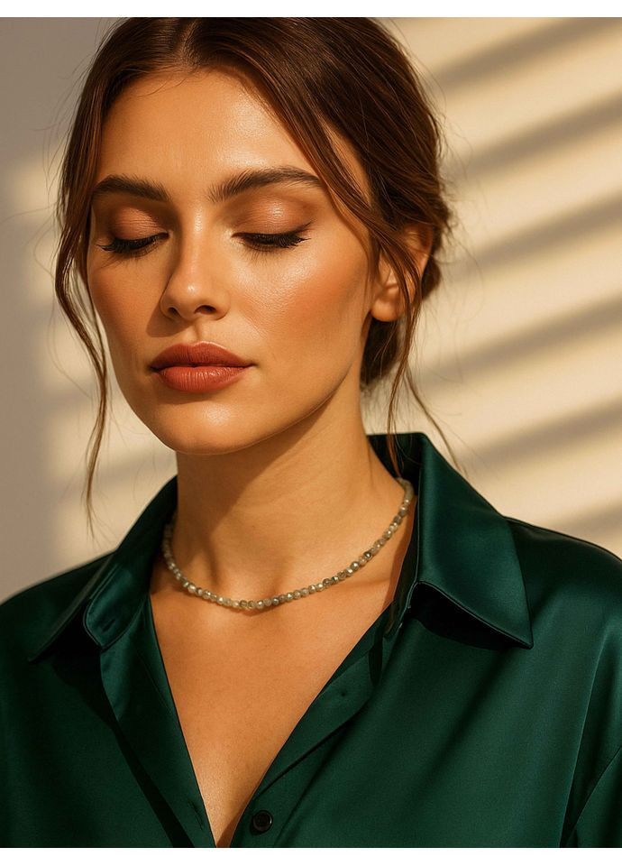 Чокер из натурального камня пренит 5068 LeBijou (368559098)