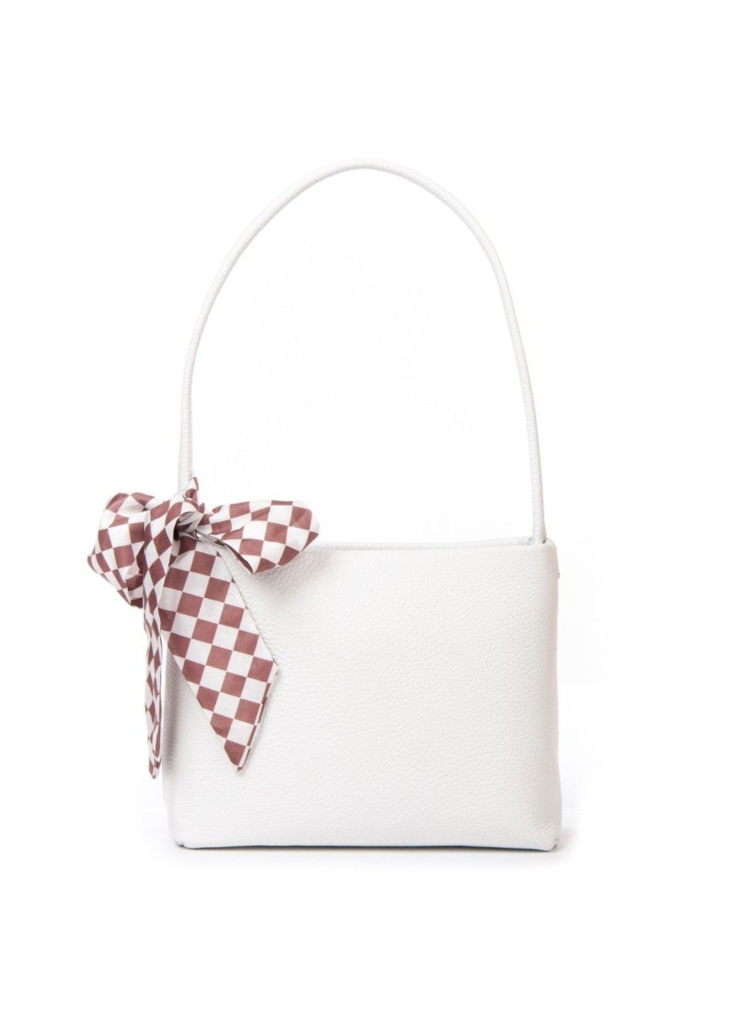 Женская кожаная сумка классическая 99116 white Alex Rai (293765278)