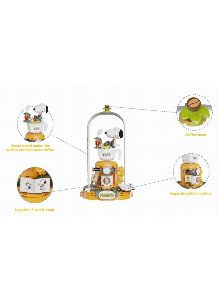 Конструктор (m470633) Pantasy Snoopy - Coffee Time (367063238)