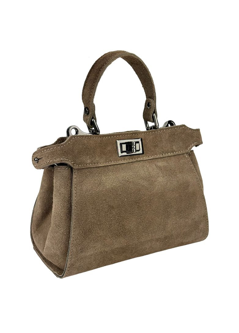 Сумка кроссбоди классическая женская из натуральной замши Italy RoyalBag F-IT-4442 (311620053)