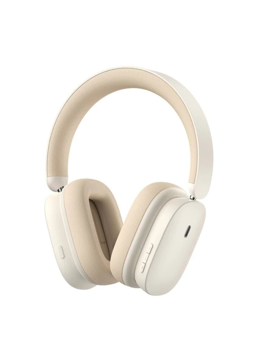 Бездротові навушники Rice White (NGTW230002) Baseus Bowie H1 Noise-Cancelling Wireless Headphones (342747587)