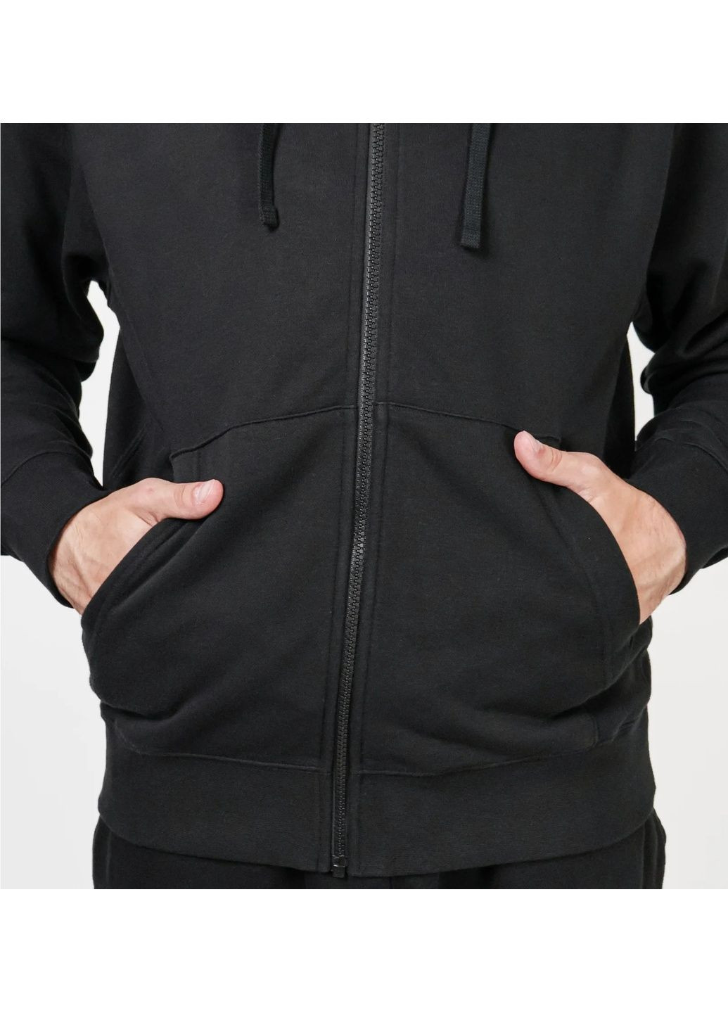 Мужская толстовка M NSW CLUB HOODIE FZ BB Black Nike (364836654)