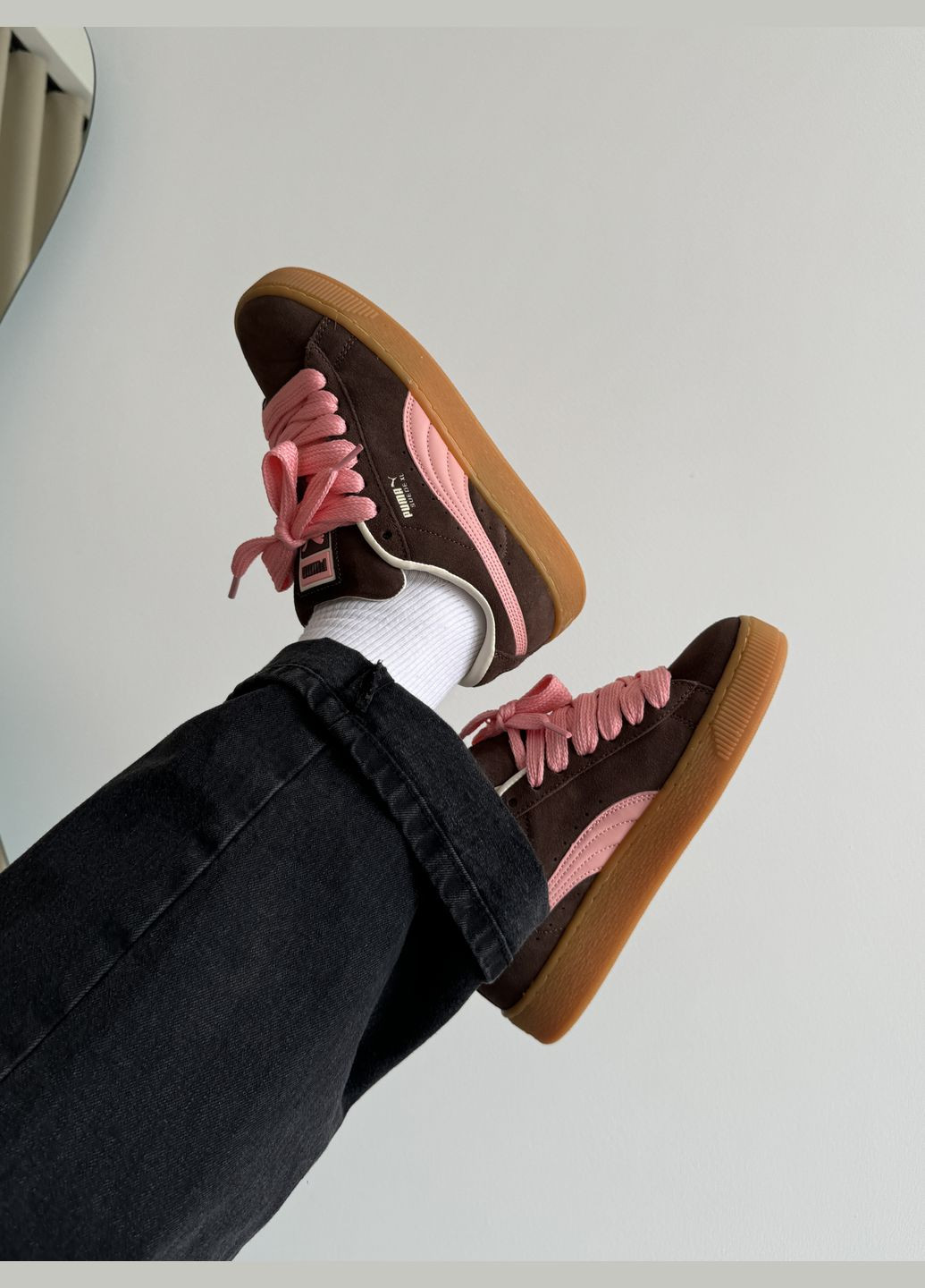 Кросівки жіночі Puma Suede XL brown | Пума Суеде ХЛ коричневі No Brand коричневі демісезони (316231424)
