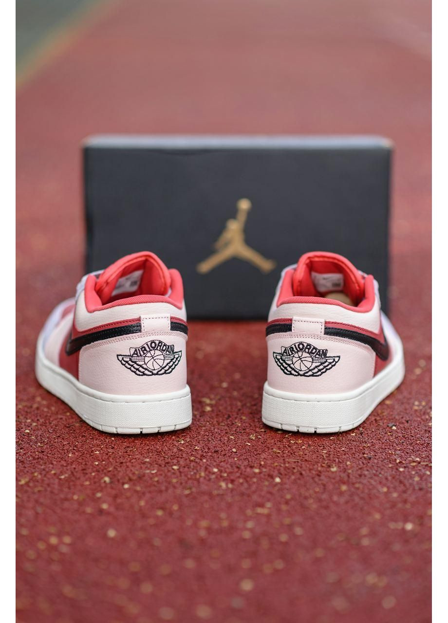 Бежеві Осінні кросівки чоловічі nike air jordan retro 1 low canyon rust найк аір джордан No Brand