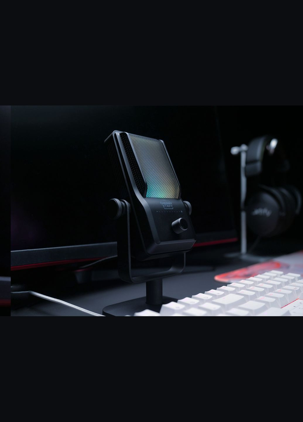 Мікрофон геймінговий NGALE R, Cardioid, USB-A, 2м, RGB, чорний Xtrfy (315759536)